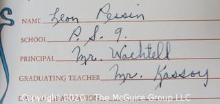 Collectible: Paper: Historical: 1930's school autograph books x2