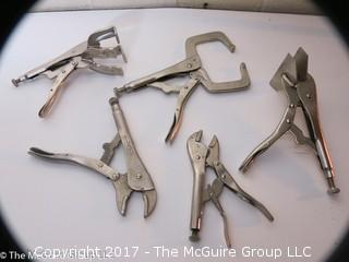 Assortment of clamping tools 