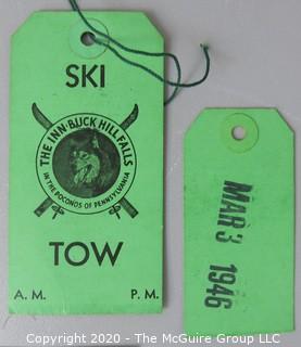 Collectible: Paper: 1940s Ski and aerial Tramway ephemera