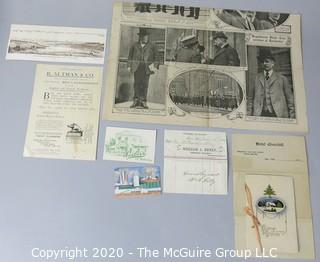 Collectible: Paper: Historical: assorted ephemera look at all photos