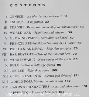 Collectible: Paper: Historical: 1958 - Natl Pres Club 50th Anniv Book