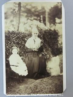 Cartes-de-Visite CDV Antique Cabinet Photo Card - Mother & Child
Identified on back but Illegible