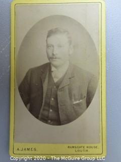 Cartes-de-Visite CDV Antique Cabinet Photo Card - Gentleman
Photographer A.James Ramsgate House, Louth