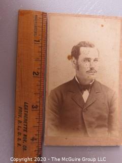 Cartes-de-Visite CDV Antique Cabinet Photo Card - Goodrich & Phear, Northeast PA