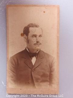 Cartes-de-Visite CDV Antique Cabinet Photo Card - Goodrich & Phear, Northeast PA