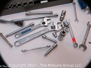 Tools including socket sets and open ended wrenches