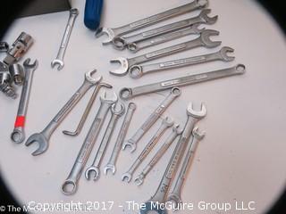 Tools including socket sets and open ended wrenches