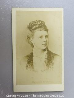 Cartes-de-Visite CDV Antique Cabinet Photo Card - Woman Identified as Duchess of Edinburgh