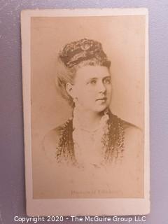 Cartes-de-Visite CDV Antique Cabinet Photo Card - Woman Identified as Duchess of Edinburgh