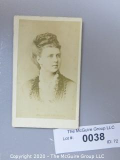 Cartes-de-Visite CDV Antique Cabinet Photo Card - Woman Identified as Duchess of Edinburgh