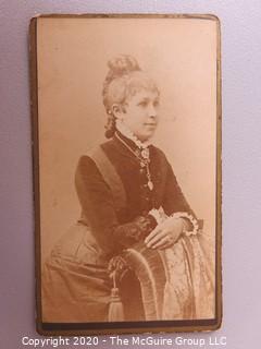 Cartes-de-Visite CDV Antique Cabinet Photo Card -  C.E. Dunshee, Photographer,  Rochester NY