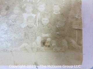 Cartes-de-Visite CDV Antique Cabinet Photo Card - Children in Class Photo, E. Griffiths, Photographer, Leicester.