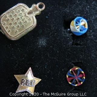 Group of Pins; Includes Military and Railroad Pins and Awards. 