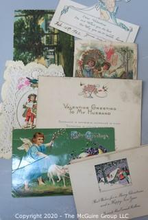 Group of Miscellaneous Ephemera; Includes Postcards, Programs, Tickets & Photos. 