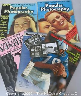 Vintage Photography and Sports Magazines, Sheet Music and Photos. 