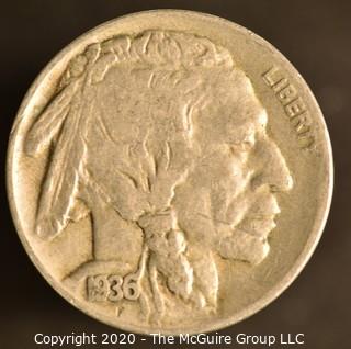 1936-S Buffalo Nickel