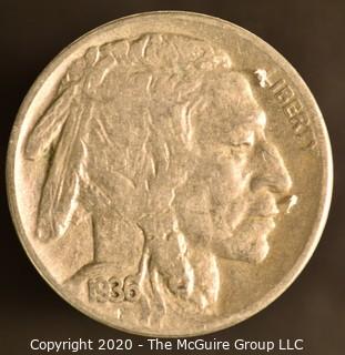 1936-S Buffalo Nickel