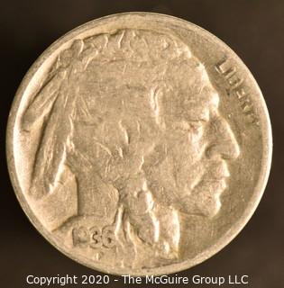 1936-S Buffalo Nickel