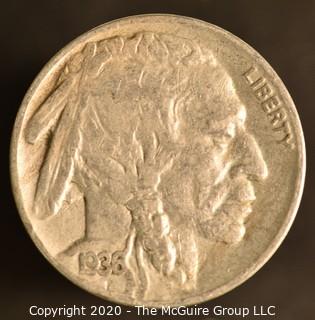 1936-S Buffalo Nickel