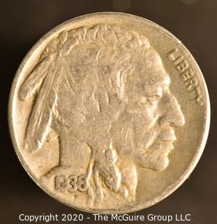 1936-S Buffalo Nickel