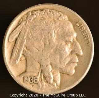 1936-D Buffalo Nickel