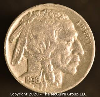 1936-S Buffalo Nickel