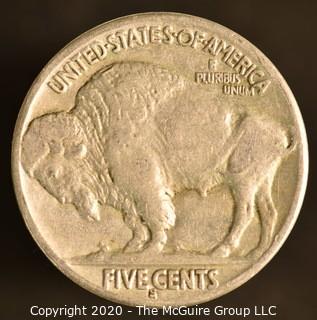 1936-S Buffalo Nickel Double Die (Mint Mark)