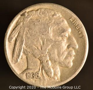 1936-S Buffalo Nickel