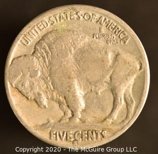 1936-S Buffalo Nickel Double Die (Mint Mark)