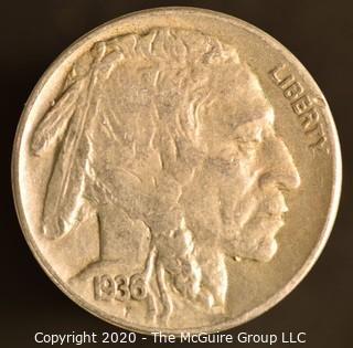 1936-S Buffalo Nickel