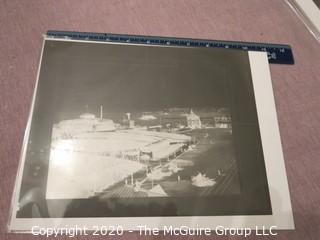 8 x 10" Film Negative; Irving Underhill; Battery Park  New York City (0007A)