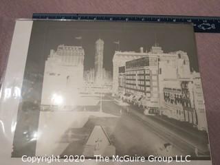 8 x 10" Film Negative; Irving Underhill; Broadway & 5th New York City (0040A)