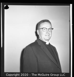 2 1/2 x 2 1/2" Film Negative Unknown clergyman