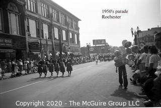 2 1/4 x 3 1/4" Film Negative Vintage: Americana: Parade in Rochester 