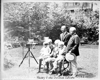 2 1/4 x 2 3/4" Film Negative Vintage: Americana: Historical: Henry Ford and Thomas Edison