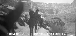 3 1/4 x 5 1/2" Film Negative Vintage Americana: Western tour: Trail