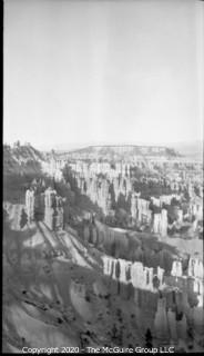 2 1/2 x 4 1/2" Film Negative Vintage: Americana: Western Grand Tour: badlands