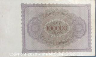 Paper:Historical: Currency: 20 vintage German mark notes