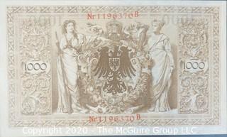 Paper:Historical: Currency: 20 vintage German mark notes