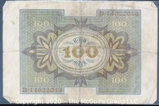 Paper:Historical: Currency: 20 vintage German mark notes