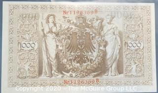 Paper:Historical: Currency: 20 vintage German mark notes