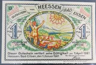 Paper: Historic: Currency: 32 asst. vintage German bank notes