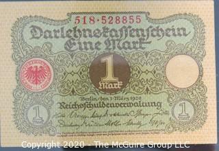 Paper: Historic: Currency: 32 asst. vintage German bank notes