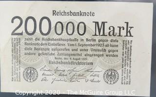 Paper: Historic: Currency: 32 asst. vintage German bank notes