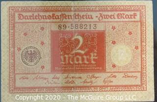 Paper: Historic: Currency: 32 asst. vintage German bank notes