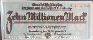 Paper: Historic: Currency: 32 asst. vintage German bank notes