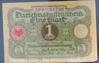 Paper: Historic: Currency: 32 asst. vintage German bank notes