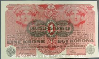 Paper: Historic: Currency: 32 asst. vintage German bank notes