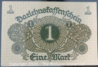 Paper: Historic: Currency: 32 asst. vintage German bank notes