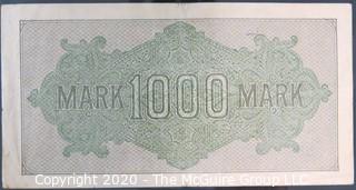 Paper: Historic: Currency: 32 asst. vintage German bank notes